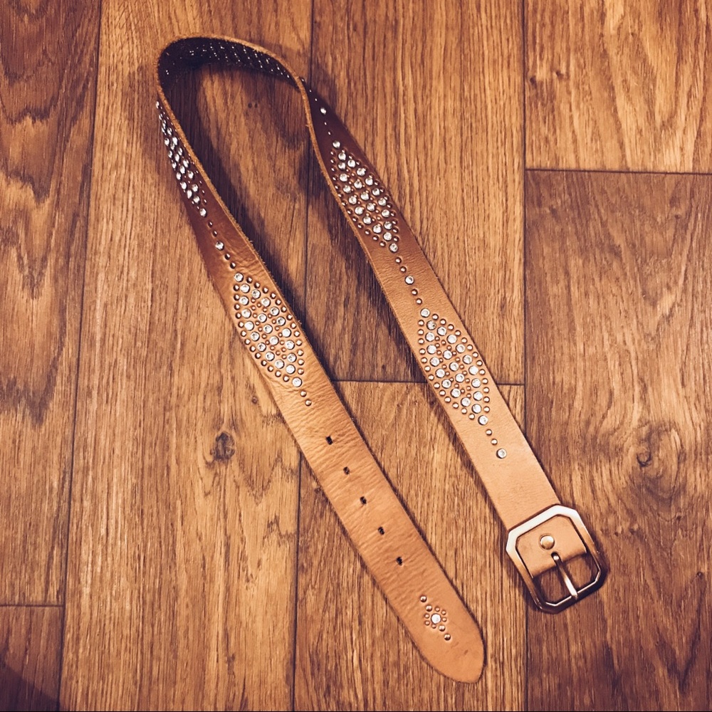 Rhinestone belt